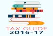 TAX GUIDE 2016-17 . Tax Planning i) Objective Of Tax planning i) Importance Of Tax planning ... good