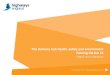 The Delivery hub health, safety and environment …...THE DELIVER HUB HEALTH, SAET AND ENVIRONMENT RAISIN THE BAR 24 ISSUED ISSUED MARCH 2014, REVISED DECEMBER 2016 3 Email: SmartMotorways@highwaysengland.co.uk