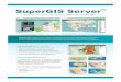 Integrate and Share GIS Services Effectively over the Web Server 3_Brochure_… · GIS Web Services Feature Service Web Mapping Applications Geoprocessing Map Cache Tool Mobile Application