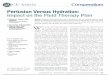 Perfusion Versus Hydration: Impact on the Fluid Therapy Plan › assets.prod.vetlearn.com › ... · Perfusion Versus Hydration: Impact on the Fluid Therapy Plan W ater is the most