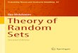 Ilya Molchanov Theory of Random Sets - Startseite · † set-valued analysis and multifunctions, see Castaing and Valadier [158]; † advances in image analysis and microscopy that