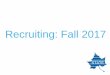 Recruiting: Fall 2017 › sites › default › files › media › trustees › pdf… · • Indianapolis was the 3rd largest market in the country for Olympics • 257 commercials