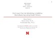 Part-Level Thermal Modeling in Additive Manufacturing ... · M. Gorelik, "Additive Manufacturing in the Context of Structural Integrity," International Journal of Fatigue, vol. 94,