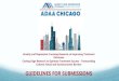 GUIDELINES FOR SUBMISSIONS Chicago... · • Presenters must attend poster session. • Presenters of accepted posters must register and pay the fee by the early deadline (March 1)