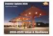 Investor update 2016 - Repsol · (2) Repsol released in 2015 full year results presentation an additional investment reduction for 2016-2017 period. Key strategic lines 2016-2020