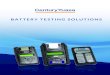 BATTERY TESTING SOLUTIONS · • Complete test report print out Suitable for regular flooded, AGM flat plate, AGM spiral, Gel and AGM batteries • Global Testing Standards: CCA,