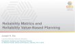 Reliability Metrics and Reliability Value-Based …...January 12, 2018 1 Reliability Metrics and Reliability Value-Based Planning Lawrence Berkeley National Laboratory Distribution