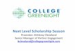 Next Level Scholarship Season - College Greenlightblog.collegegreenlight.com › blog › wp-content › uploads › 2016 › 01 › … · Photo of confirmation page from fafsa.gov