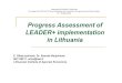 Progress Assessment of LEADER+ implementation in Lithuania section/2... · 2009-06-03 · Progress Assessment of LEADER+ implementation in Lithuania International Scientific Conference