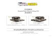 SuperRail Mounting Kit #3361 - PullRite Hitches...Installation Instructions SPECIFICATIONS Fits 2004-2014 Ford F-150 w/ 6’5” bed FORD SuperRail Mounting Kit #3361 #4100 SuperGlide