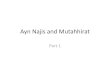 Ayn Najis and Mutahhiratimam.org.uk › wp-content › uploads › 2016 › 12 › Ayn-Najis-and... · 2016-12-23 · , ( Á Æu o }(Z ayn najis [V o}} U corpses (dead bodies), dogs