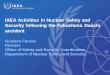 IAEA Activities in Nuclear Safety and Security following ...nuclearsafety.gc.ca/.../Guest-Speakers/2018/...In-Nuclear-Security-en… · Security following the Fukushima Daiichi accident
