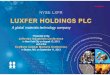 A global materials technology company - Luxfer · A global materials technology company Presented at the Jefferies Industrials Conference ... indebtedness we have incurred and may