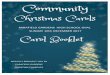 Community - salisburycombinedchurches.netsalisburycombinedchurches.net/.../2017/12/community-carols-bookle… · Community Christmas Carols PARAFIELD GARDENS HIGH SHOOL OVAL SUNDAY