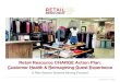 Retail Resource CHARGE Action Plan: Customer Health ...€¦ · Retail Resource CHARGE Action Plan | 2 • For employees working in customer-facing roles, safety shields are a quick