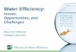Alliance for Water Efficiency...Water Efficiency Not Tax-Exempt Water efficiency not federally tax-exempt. Income from water conservation rebates is federally taxable to the consumer,