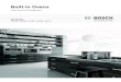 Built-in Ovens€¦ · after self-cleaning the oven. 3) Operating the unit according to the instructions in this manual. • When self-cleaning, confirm that the door locks and will