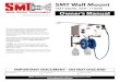 SMT Wall Mount - Spray Master Technologies...SMT Wall Mount SMT-600W, SMT-1100W Owner’s Manual You have just purchased the best spray washer on the market today. It incorporates