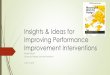 Insights & Ideas for Improving Performance Improvement Interventionsispiatlanta.org/.../uploads/2018/06/ISPI-ATL-June-2018-chptr-mtg.pdf · Insights & Ideas for Improving Performance