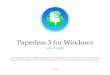 Paperless 3 for Windows User Guide - Mariner Software · 2019-10-16 · To launch Paperless, simply double-click the Paperless icon on your Desktop. To register Paperless: • When