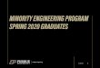 Minority Engineering Program Spring 2020 …11 Domonique Oden, B.S. in Civil Engineering 12 13 Domonique Oden, B.S. in Civil Engineering 14 Domonique Oden, B.S. in Civil Engineering