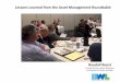 Lessons Learned from the Asset Management Roundtable · What method did you use for inventory of the water distribution system? What method did you use for inventory of assets at