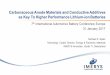 CarbonaceousAnode Materials and ConductiveAdditives as Key …cii-resource.com/cet/AABE-03-17/Presentations/BTMT/Spahr... · 2017-02-03 · Graphite Anode Materials for FEV Lithium-Ion