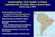 Implementing 'One Health' in Brazil: Leptospirosis in ... › onehealth › pdf › atlanta › brazil.pdfImplementing “One Health” in Brazil: Leptospirosisin Urban Slum Communities