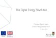 The Digital Energy Revolution - British Computer … › ... › the-digital-energy-revolution.pdfThe Digital Energy Revolution Professor David Healey Smart Energy Director WSP 5th