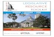 LEGISLATIVE RESOURCE TOOLKIT...Legislative Resource Toolkit Page 6 Advocacy Tips General Suggestions for Meeting with Legislators 1. Be flexible with your time. Be flexible in the