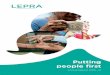 Putting people first · and impact of leprosy and other neglected diseases Purpose Driven by our focus on leprosy, to enable ... People affected by neglected diseases, especially