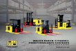 WALKIE REACH, STRADDLE, COUNTERBALANCE STACKERS › uploadedFiles › Hyster › Content › North-Am… · • Toggle ignition switch • Lexan mast shield • Convenience tray*