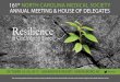 in Challenging Times - North Carolina Medical Society€¦ · 161st NORTH CAROLINA MEDICAL SOCIETY ANNUAL MEETING & HOUSE OF DELEGATES Resilience in Challenging Times OCTOBER 23-24,