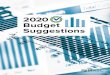 2020 Budget Suggestions - MRSCmrsc.org › ... › 2020-budget-suggestions.pdf.aspx?ext=.pdf · 2019-10-08 · 2020 Budget Suggestions 1 Introduction ... and cost allocation. An annual
