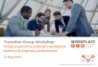 Transition Group Workshop - Advanced Workplace Associates …€¦ · Transition Group Workshop: Using research to underpin workplace delivery & improve performance 12 May 2016 Advanced