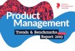Product Management · Product Management Festival Trends & Benchmarks Report 2019| | 2 ---- ---About Us . Iulia Jacobsson . PM at . tutti.ch, p. 14 Adrian Zwingli Chairman . Product