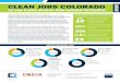 CLEAN JOBS COLORADO 2019 · CLEAN ENERGY POTENTIAL REACHES NEW HEIGHTS Colorado is leading the Mountain West’s clean energy economy, and the state’s potential reached new heights