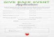 Give Back Event Application › docs › CH_GBE_Application.pdfGive Back Event Application In order to be considered for a Chili’s® Give Back Event your organization must complete,