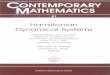 MATHEMATICS 81 Hamiltonian Dynamical …MATHEMATICS 81 Hamiltonian Dynamical Systems AMS-IMS-SIAM Joint Summer Research Conference on Hamiltonian Dynamical Systems June 21-27, 1987