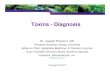 Toxins - Diagnosis · CBC: RBC, WBC, platelet count, hemoglobin, basophilic stippling Liver enzymes: ALT, GGTP ... GGT Data from Canadian Oil Field Workers 0 50 100 150 200 250 300