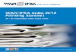 WAN-IFRA India 2012 Printing Summit ... A report by WAN-IFRA South Asia for Shaping the Future of News