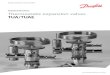 Technical brochure Thermostatic expansion valves TUA/TUAE · Technical brochure Thermostatic expansion valves, type TUA/TUAE Danfoss A/S (AG-SMC / bpv), 07 - 2010 DKRCC.PD.AG0.A3.02