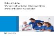 MetLife Worldwide Benefits · 2019-06-25 · Navigating Life Together. 4 MetLife Worldwide Benefits Provider Guide Member Services While members are on assignment, MetLife provides