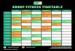 GROUP FITNESS TIMETABLE - citytatts.com.au · and Pilates exercises on the bar and mat tone your muscles, while complementary yoga postures lengthen and shape your muscles. As the