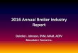 2016 Annual Broiler Industry Report...2016 Annual Broiler Industry Report Deirdre I. Johnson, DVM, MAM, ACPV Mountaire Farms Inc. AVBP Survey 2014 •Polled AVBP members (Association
