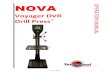 NOVA - Rockler Woodworking and Hardwarego.rockler.com › tech › nova-833-voyager-drill-press... · 2016-11-18 · NOVA Voyager DVR Drill Press ... to a complete stop. 123-1116-005