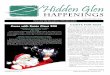Hidden Glen HIDDE LE APPEINGS…HIDDE LE APPEINGS DECEMBER 2011 VOLUME 3 ISSUE III News for the Residents of Hidden Glen HAPPENINGS Hidden Glen (Continued on Page 2) Cocoa with Santa