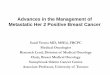 Advances in the Management of Metastatic Her 2 Positive Breast Cancerarchives.innovationinbreastcancer.com/files/... · 2015-02-26 · Breast cancer therapies following discontinuation