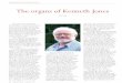 The organs of Kenneth Jones - Paul Hale · Kenneth Jones &Associates built up an enviable order book,mainly for new organs,in Ireland and abroad.He was set fair. Kenneth’s involvement