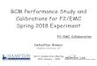 BCM Performance Study and Calibrations for F2/EMC Spring … · 2020-01-28 · BCM Performance Study and Calibrations for F2/EMC Spring 2018 Experiment F2-EMC Collaboration 1 Hall